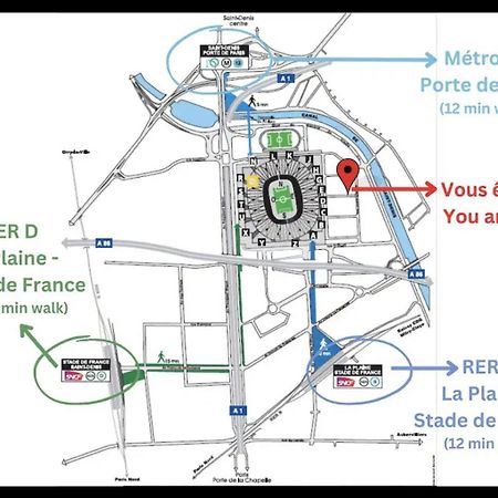 F2 Paris 10Eme Gare Du Nord - Stade De France - Parking سان دوني المظهر الخارجي الصورة